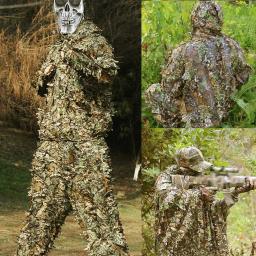 3D Ghillie Suit para homens e mulheres, roupa de combate tático, roupa de caça camuflada, roupa de tiro CS, lazer biônico - Image 6