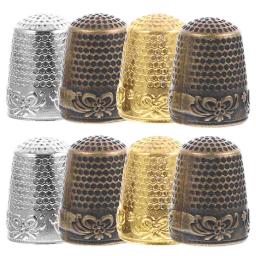 Portátil Dedal De Costura Acessório, Protetor De Moedas, DIY Dedais Quilting Acessórios, Finger Supply, 8 Pcs - Image 4