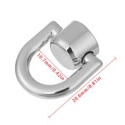 Botões de fixação para bolsa de mão, acessórios em couro artesanal, ri, fivela, prego, ri, fecho para cinto, mala, faça você mesmo - Image 6
