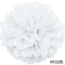 10/15/20/25/30cm Handmade Papel Tissue Pompoms Casamento Decorativa Papel Flores Bola Baby Shower Festa de Aniversário Decoração - Image 6