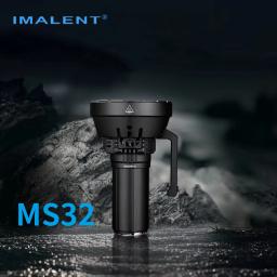 Lanterna mais brilhante IMALENT MS32 200.000 lúmens, Cree XHP70.2 LEDs Lanternas táticas de alto lúmen com 8 modos de recarga tipo C - Image 1