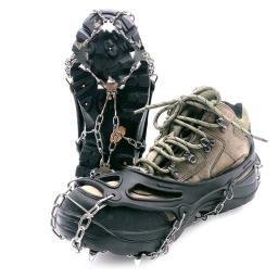 Grampos Anti-Slip Bundled para Gelo e Neve, 19 Dentes, Grips Chain, Spike, Aço Inoxidável, Unisex, Walking, Caminhadas Acessórios - Image 4