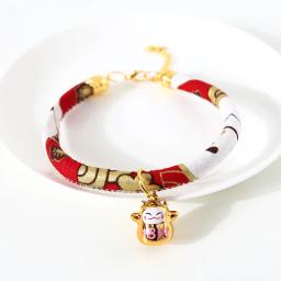 Coleira com sino para gatos e animais de estimação, acessório para gatos, pequeno, renda, guizo, acessórios - Image 3