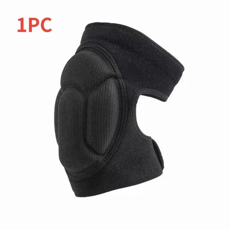 Espessado Proteção Esportes Joelheira, Suporte Elástico, Equitação Fitness Gear, Futebol Brace Protector, Almofadas Antiderrapantes, 1Pc - Image 1