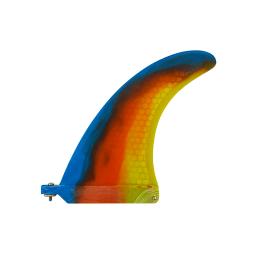 Única prancha Fin Stand Up Paddle Sport, Central, Quilha, Honeycomb, Longboard Fin, Centro Fibra de Vidro, Surf, 7 in, 7 in - Image 2