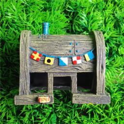 Decoração de aquário para casa, peito com tesouro de resina, decoração de aquário, tanque de peixes, camarão, quarto, taco, cachorro, peixe, decoração - Image 1