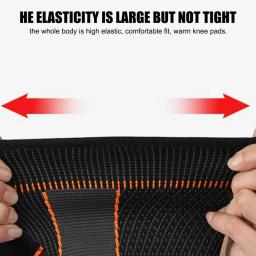 Esporte Mangas De Compressão Perna Completa Para Homens Joelheiras Protetor De Suporte Para Halterofilismo Conjunto Alívio Da Dor Lágrima Muscular - Image 5