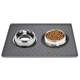 Dobrável Silicone Pet Feeding Mat, antiderrapante impermeável Pet Mat, Nonspill, fácil de limpar, gato e cão Placemat - Image 1