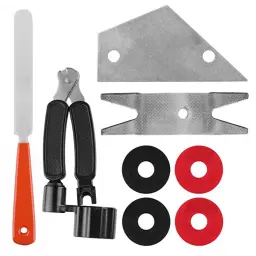 Guitarra Luthier Kit Cuidados, Guitar Tool Kit, Reparação de Manutenção Ferramentas, Nivelamento Ação Régua, Fret Lixar Arquivo, 20Pcs - Image 4