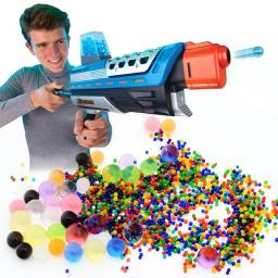 Hydrogel Guns Balls 1 Garrafa de Cristal Solo Bolhas Bolas de Água Polímero Brinquedo Contas Armas Vaso Flor Crescente Decoração Jardim Casa - Image 5