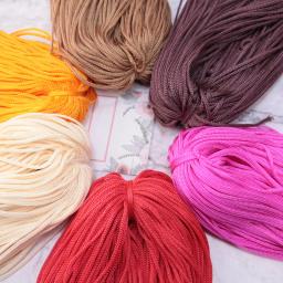 Nylon Cord Linha Macramé Corda para Knitting Mão, Crochet, Chapéu Tecido, Saco, Almofada Knit Fio Fio Fio, DIY Artesanato Artesanal, 200m, 3mm - Image 4