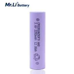 Baterias Recarregáveis de Lítio-íon, Alta Potência para Drone, Ferramentas Elétricas, Brinquedos, 18650, 3.7V, 3350mAh, Novo, Original - Image 2