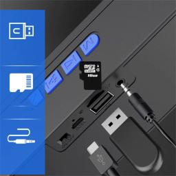 S18 Mini alto-falante portátil Bluetooth, alto-falantes sem fio, música estéreo 3D, suporte surround, cartão TF, rádio FM, subwoofer, alto-falante - Image 3