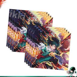 Novo kit de decorações de aniversário My Hero Academia, balões, suprimentos para festa, talheres descartáveis, copo, guardanapo, decoração de quarto  - Image 6