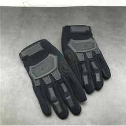 Luvas táticas de dedo completo para homens, equipamento protetor, paintball, airsoft, tiro, combate, antiderrapante, bicicleta - Image 2