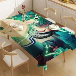 Toalha de Mesa Popular de Manga My Hero Academia em Poliéster, Impressão à Prova de Óleo, Cobertura Retangular para Festas, Toalha de Mesa, Tapete de Piquenique - Image 6