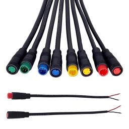 5/20/100 pçs m6 m8 julet sensor à prova dwaterproof água bicicleta elétrica butt joint plug masculino feminino ebike display cabo conector com fio - Image 3