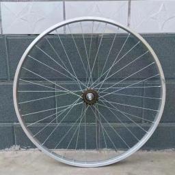 Roda de bicicleta liga de alumínio, aro conjunto roda, roda dianteira e traseira, bloqueio de freio, 20 ", 22", 24 ", 26", 175/183 - Image 3