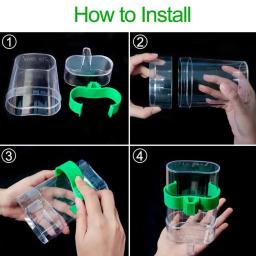 Bebedouro automático suspenso para pássaros de pequeno e médio porte, gaiola impermeável resistente ao desgaste - Image 3
