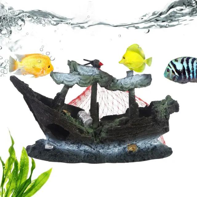 Estatueta de Resina Misteriosa para Aquaristas - Presente Criativo para Decorar Sala de Jantar e Estar