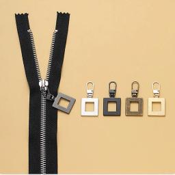 5 pçs destacável metal zíper pullers sliders cabeça zippers kits de reparação zíper puxar guia diy costura jaqueta roupas - Image 6