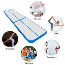 Ginástica Tumbling Mat com bomba de ar Inflável Air Track, Cheerleading Training Mat, Uso Doméstico - Image 3