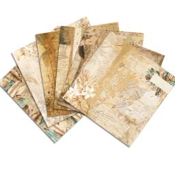 Almofadas De Papel Artesanato Vintage, Corte, Matre, Fundo De Arte, Origami Scrapbooking, Fabricação De Cartão, 24 Folhas - Image 3