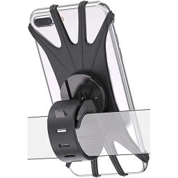 Suporte do telefone móvel da bicicleta universal, telefone celular, GPS, silicone, motocicleta, bicicleta, ciclismo, suporte do guiador, suporte, 2pcs - Image 6