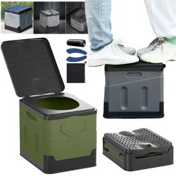 Banheiro portátil ao ar livre para adultos e crianças, camping, caminhadas, pesca, lixeira, emergência, auto-condução, reutilizável - Image 6