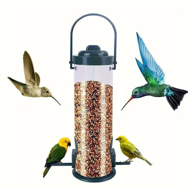 Alimentador Pendurado para Sementes de Pássaros Selvagens - Decoração e Ferramenta de Alimentação para Jardins
