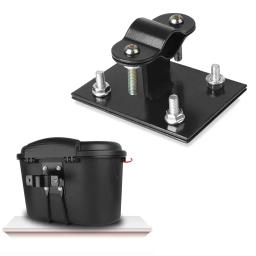 Cesta de bicicleta suporte fixo suporte de fixação para scooter ebike panniers suportes cesta de bicicleta acessórios de fixação ajustável - Image 3
