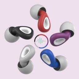 Impermeável Silicone Ear Plug para Sleep, Natação Protetor de Orelha, Redução de Ruído, Soundproof, Sleeping Earplugs for Travel, Casa - Image 3