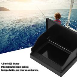 Fish Finder com display LCD, câmera de pesca subaquática, 220 °, impermeável, IPS, 1080p, 9 horas de resistência, visão noturna, 20 m, 30m, 4,3 polegadas - Image 3