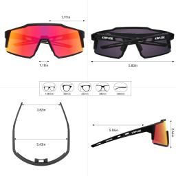 Kapvoe Ciclismo Óculos Polarizados MTB Road Bike Óculos UV400 Óculos De Proteção Ultra Light Sport Eyewear Equipment - Image 6