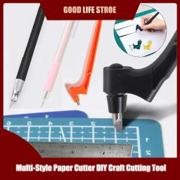 Multi-estilo cortador de papel diy artesanato ferramenta de corte cortador de papel arte gravura caneta scrapbooking ferramentas adesivo faca de corte - Image 1