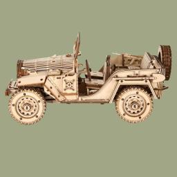 Quebra-cabeça 3D Diy Modelo de montagem de carro de brinquedo de madeira para aniversário adulto Halloween presentes de Natal - Image 4