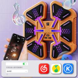 Smart Music Boxing Machine para adultos e crianças, Sports Fitness Trainer, Home Exercício Response, Boxing Wall Target, Novo - Image 3