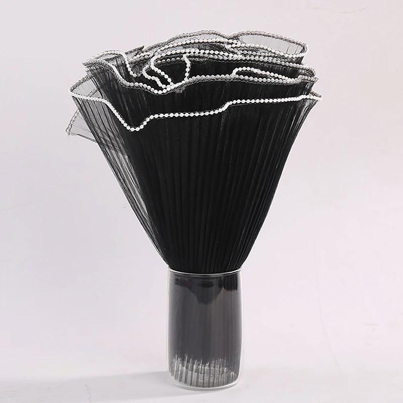 Flor De Papel De Embrulho, Fio De Onda, Florista Buquê De Embalagem, Malha De Renda, Suprimentos De Embalagem De Presente, 28cm x 1.5m, 1Pc - Image 1