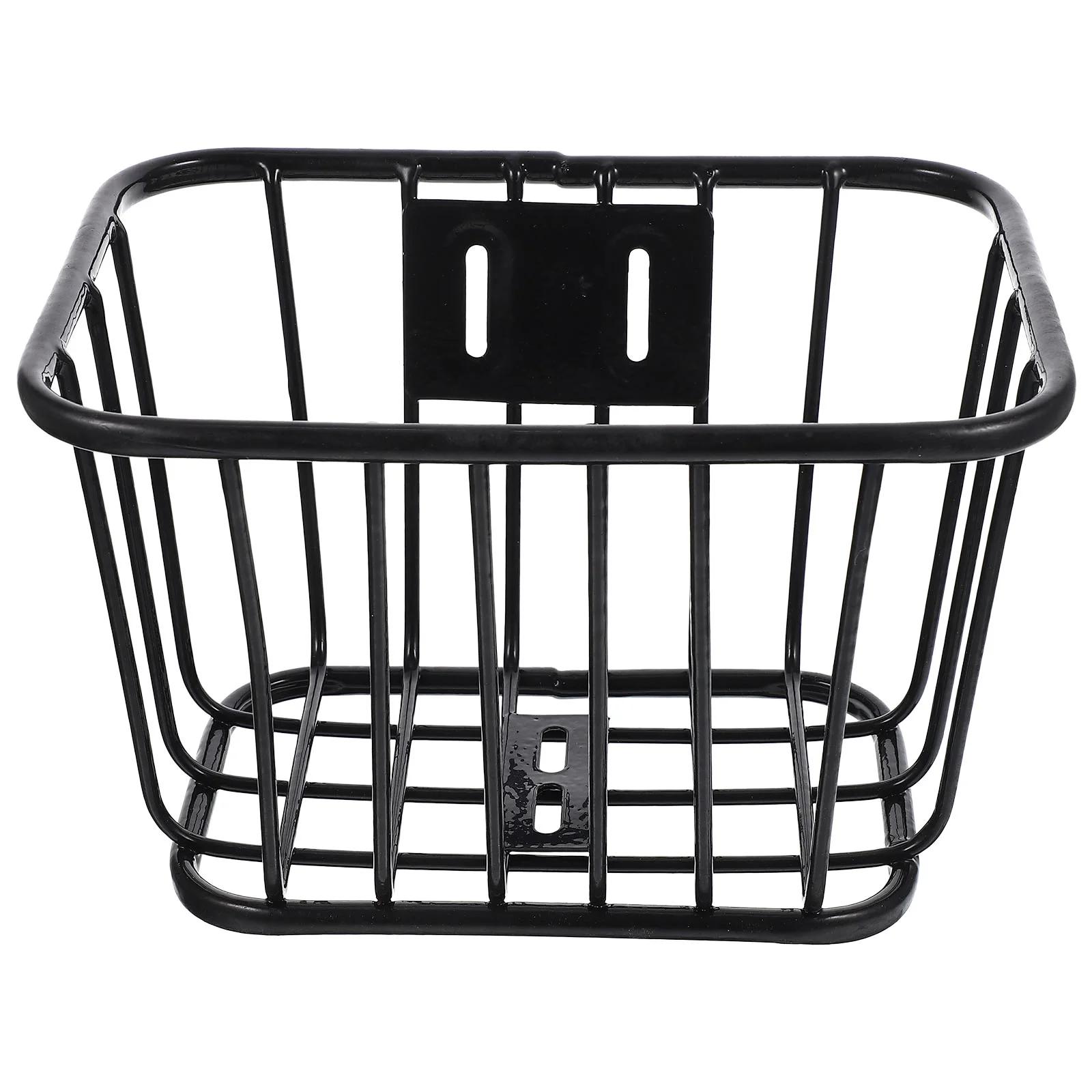 Cesta de ferro para bicicleta, acessórios para bicicletas, scooter, menino, crianças, recipiente frontal, acessório, crianças, miss elétrica - Image 1
