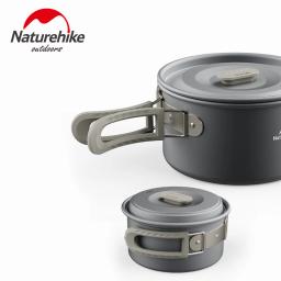 Naturehike conjunto de panelas de acampamento ao ar livre pote kit utensílios de mesa cozinhar chaleira de água pan talheres de viagem caminhadas piquenique turista - Image 3