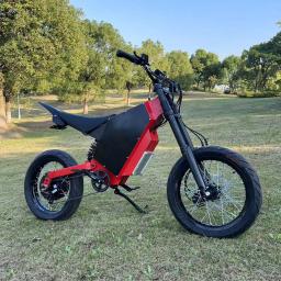Bateria de lítio 15000w ss30 72v, motor de cubo traseiro, bicicleta elétrica, 19/21 polegadas, pneu gordo, bicicleta elétrica da sujeira, cidade, estrada, 75ah - Image 2