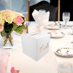 Caixa de cartão de casamento festas de aniversário pequenos presentes caixas de lembrança papel para decoração caso cartões postais - Image 4