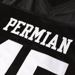 PERMIAN-Futebol Americano Jersey, malha camisa esportiva, nome costurado e números, filme, 45 minutos - Image 5