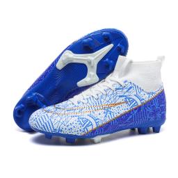 Tamanho 35-45 homens meninos sapatos de futebol botas de tornozelo alto crianças chuteiras treinamento esporte tênis sapatos de futebol - Image 5