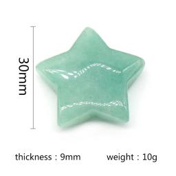 1 pc estrela estátua de cristal natural ônix pedra nua meditação cura reiki gemas presente coleção decoração para casa decorações 30x30mm - Image 4