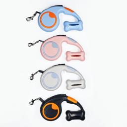 Trela De Cão De Nylon Durável Retrátil Automático, Cat Lead Estendendo, Filhote de Cachorro Andando e Correndo Tração Roleta, Cães Pequenos, 3m, 5m - Image 3