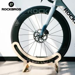 Rockbros suporte de bicicleta interno plug-in para pneus de bicicleta de estrada 23c-30c rack de bicicleta estável portátil removível madeira acessórios de ciclismo - Image 3