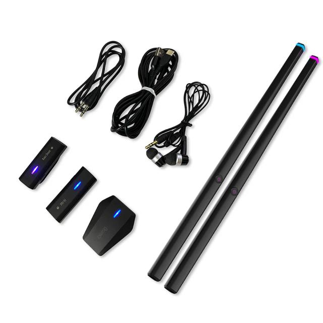 Kit de Bateria Eletrônica Somatossensorial com Baquetas e Pedais para Crianças e Adultos