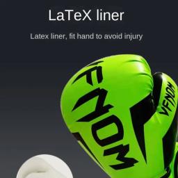 6/8/10/12/16oz crianças adulto luvas de boxe plutônio respirável profissional sanda muay thai luvas de combate taekwondo luvas de perfuração - Image 5