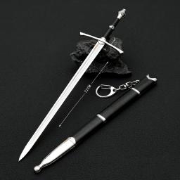 22 CM (8,66 polegadas) Aragorn Periférico [Espada de Strider] Brinquedo Modelo, Modelo de Arma em Miniatura com bainha, Não Afiada, Coleção - Image 2